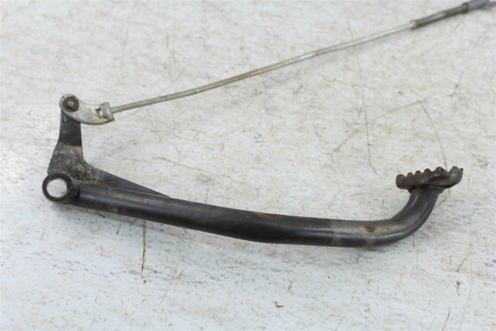 1990 Yamaha Champ 100 Rear Brake Pedal w/ Push Rod