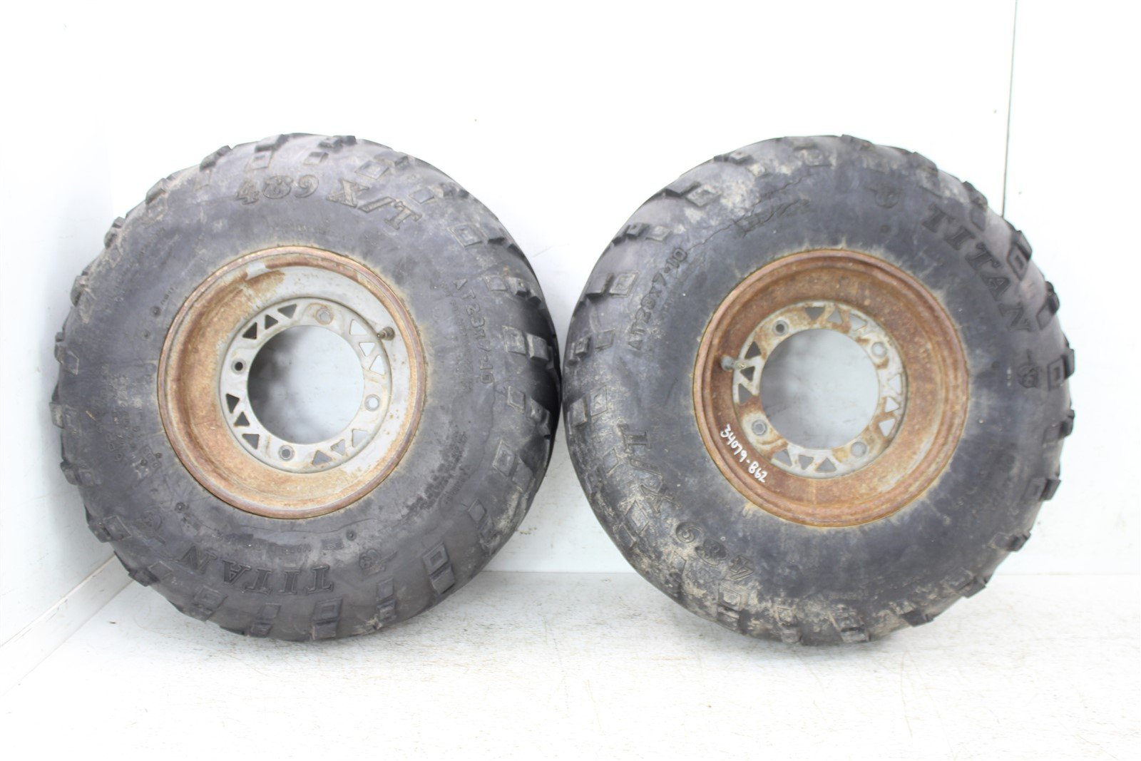 2000 Polaris Xplorer 250 4x4 Front Wheel Set Rims Tires