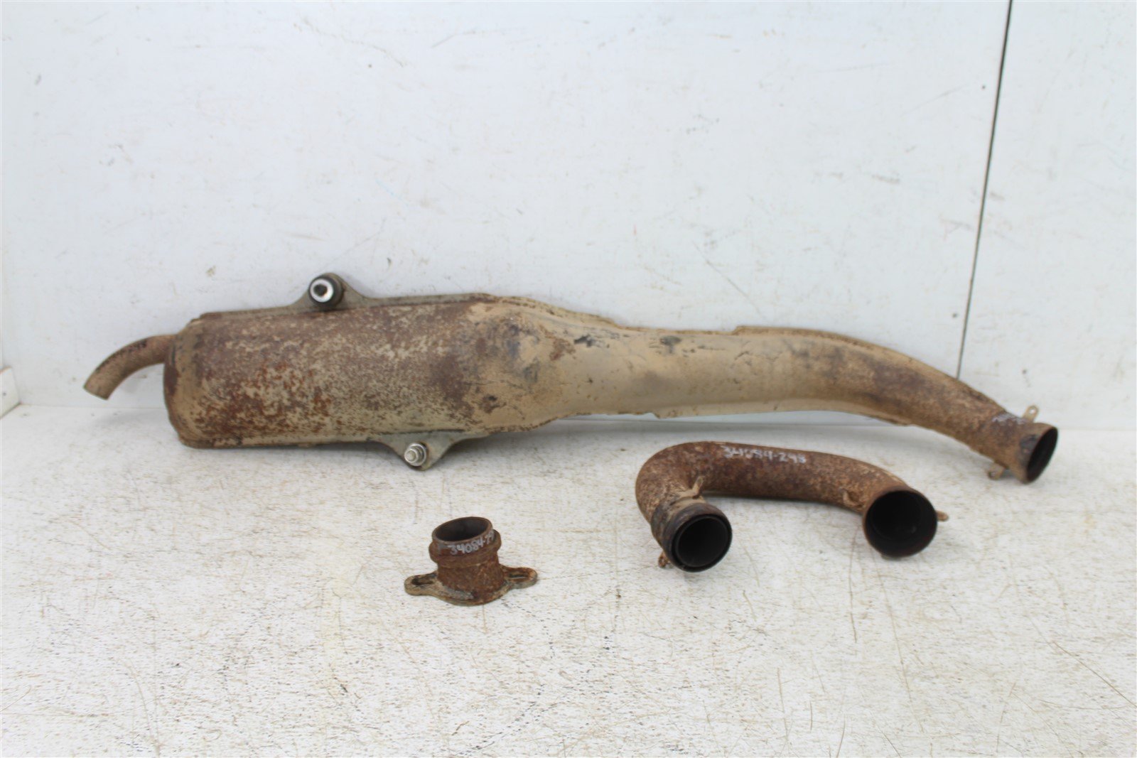 1998 Polaris Trailblazer 250 Exhaust Header Silencer Muffler