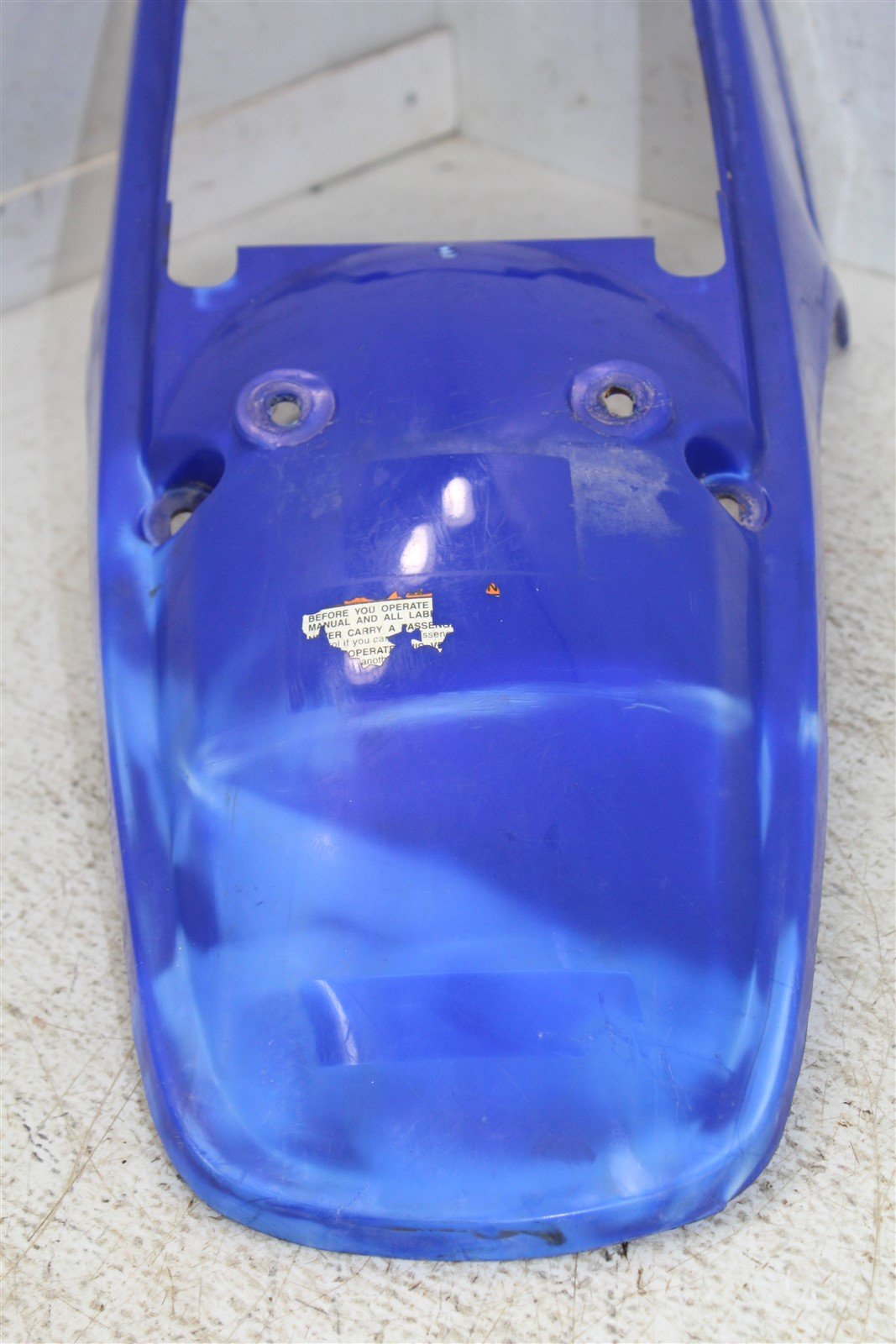 2004 Yamaha PW 80 Rear Fender Plastic