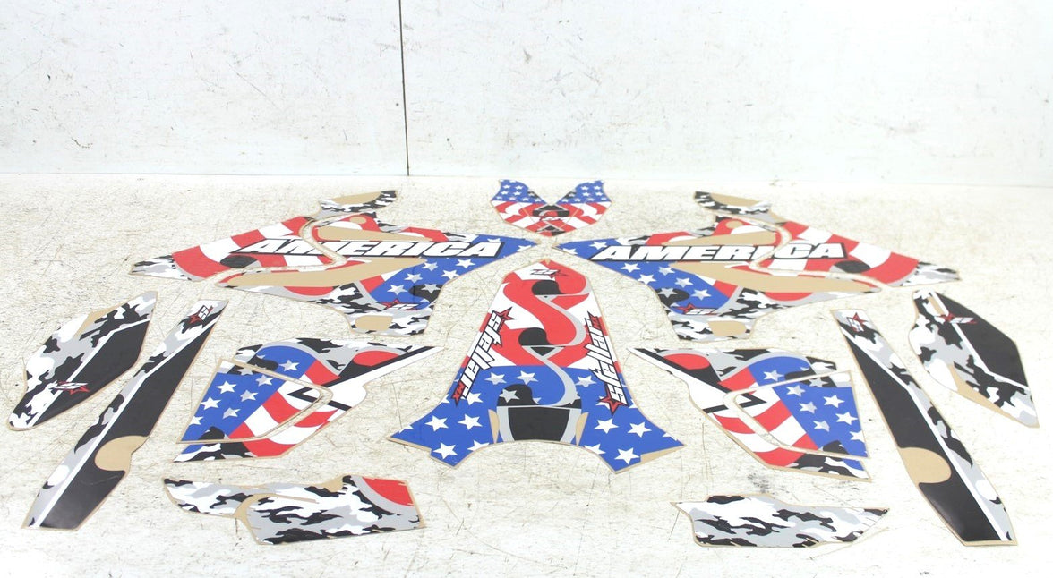 SMX Stellar MX America Red White Blue Graphics Kit 2015-2020 Yamaha YZ 250 YZ250
