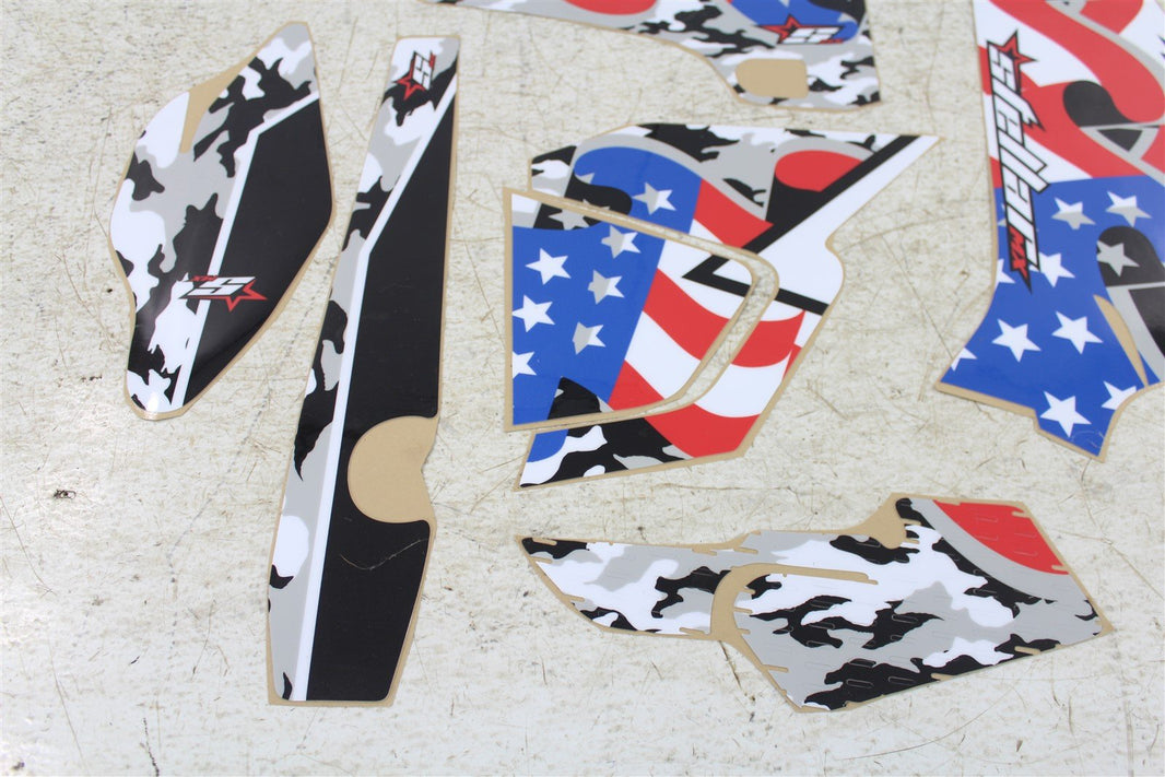 SMX Stellar MX America Red White Blue Graphics Kit 2015-2020 Yamaha YZ 250 YZ250