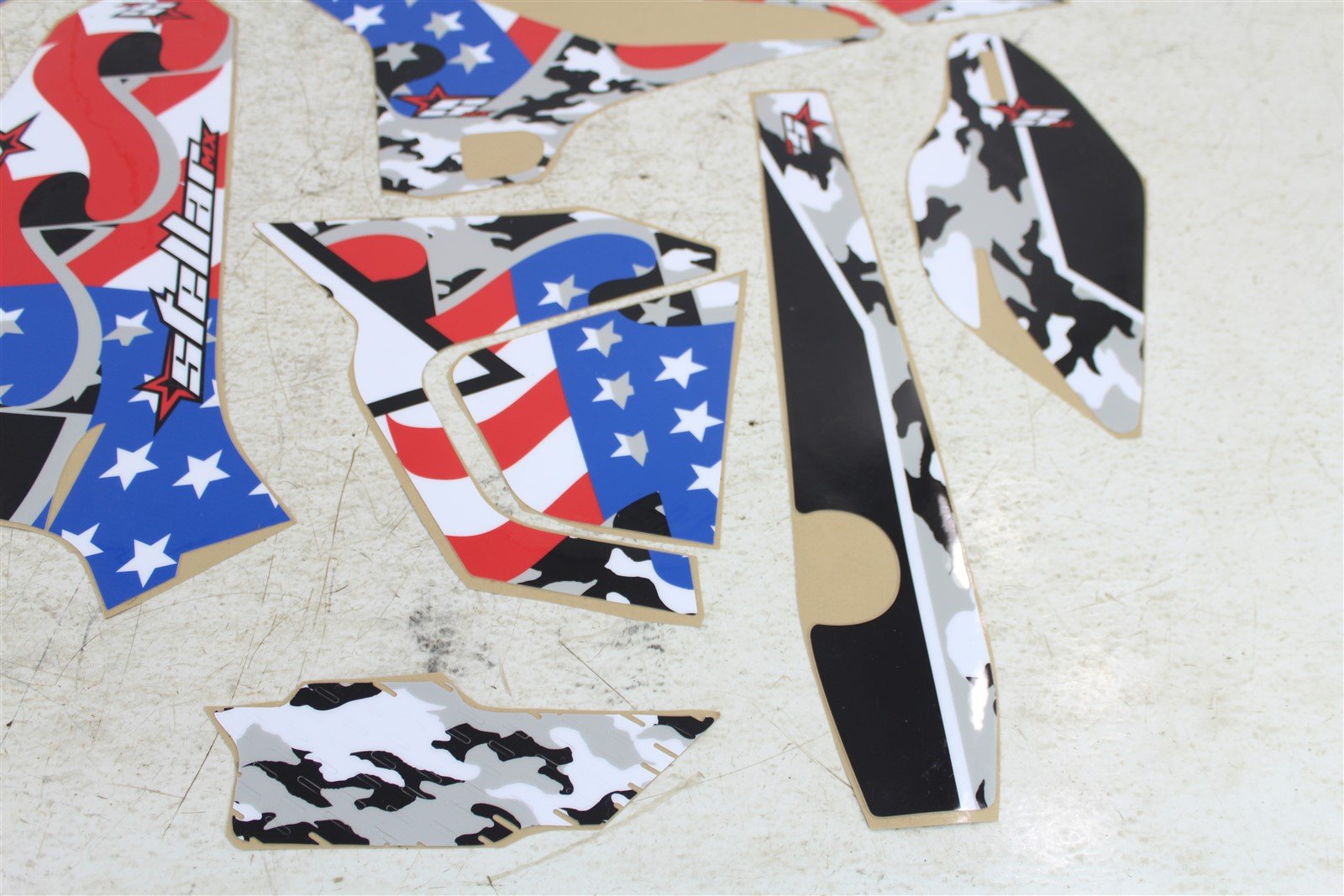 SMX Stellar MX America Red White Blue Graphics Kit 2015-2020 Yamaha YZ 250 YZ250