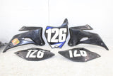 2009 Yamaha YZ250F Fenders Rear Front Number Plates Gas Tank Shrouds Fork Guards