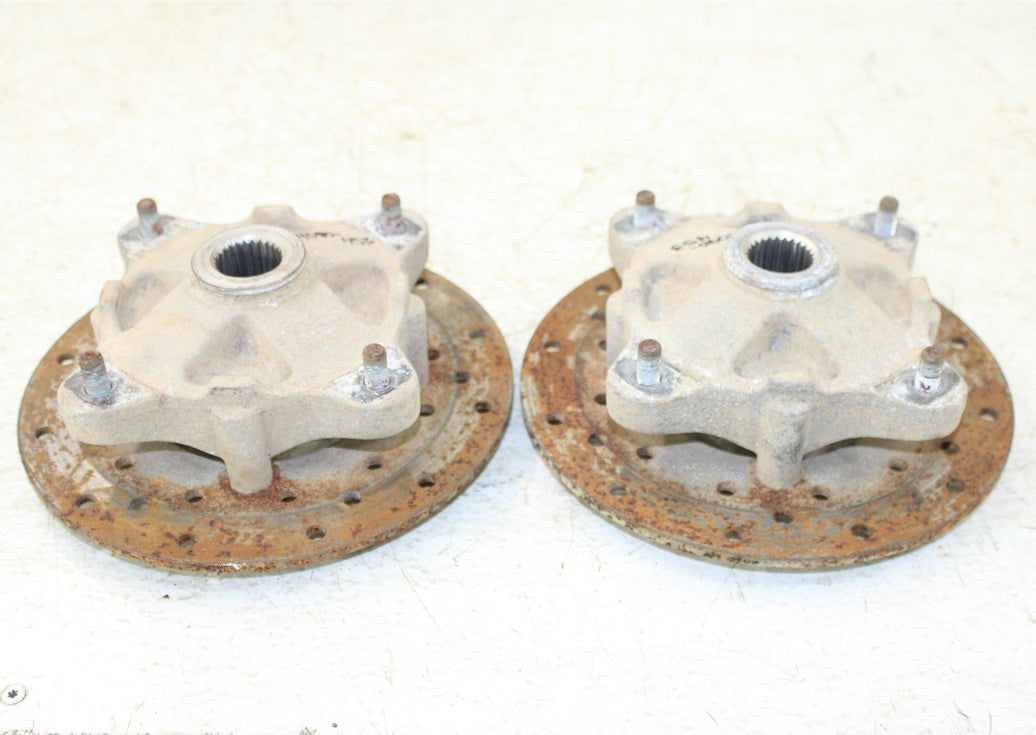 2009 Polaris Sportsman 500 X2 Rear Hubs Wheel Mounts Brake Rotors