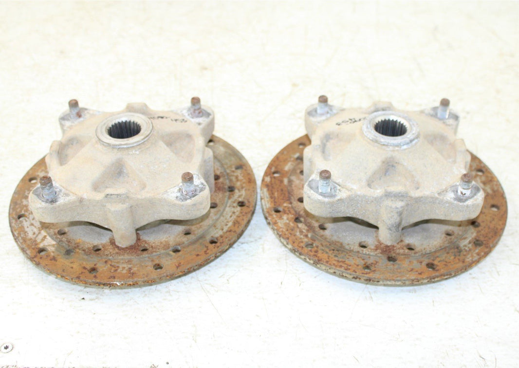 2009 Polaris Sportsman 500 X2 Rear Hubs Wheel Mounts Brake Rotors