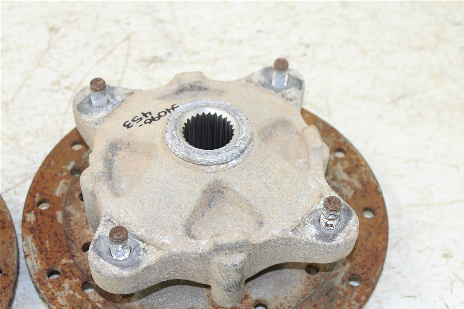 2009 Polaris Sportsman 500 X2 Rear Hubs Wheel Mounts Brake Rotors