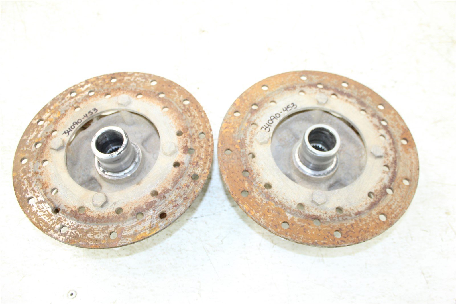 2009 Polaris Sportsman 500 X2 Rear Hubs Wheel Mounts Brake Rotors