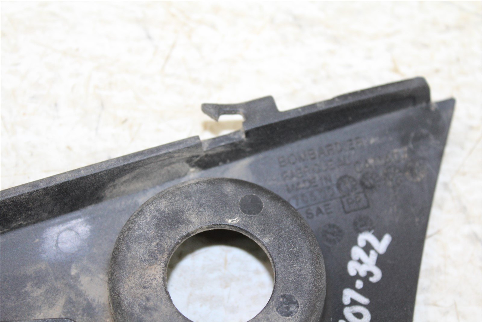2005 Can Am Bombardier Outlander 400 MAX Left Side Plastic Petcock Switch Cover