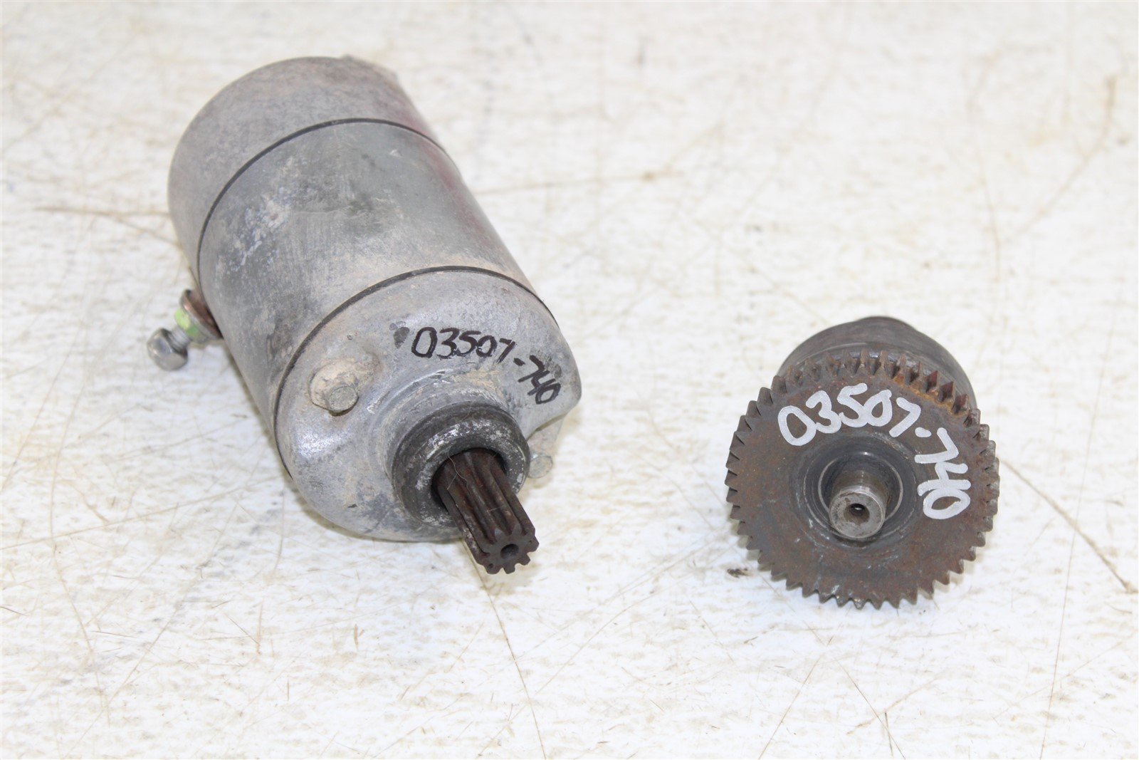 2005 Can Am Bombardier Outlander 400 MAX Starter Motor w/ Bendix Gear