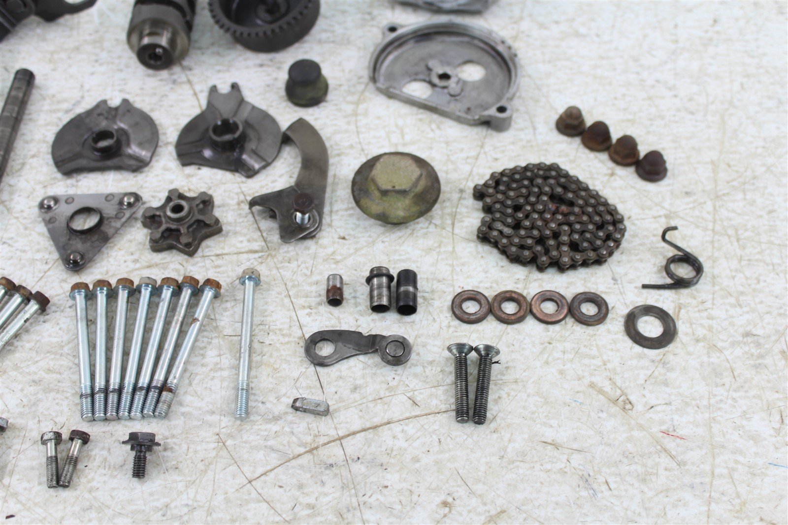 1984 Honda ATC 200S Transmission Gears Shift Drum Forks Shaft Oil Pump Chain