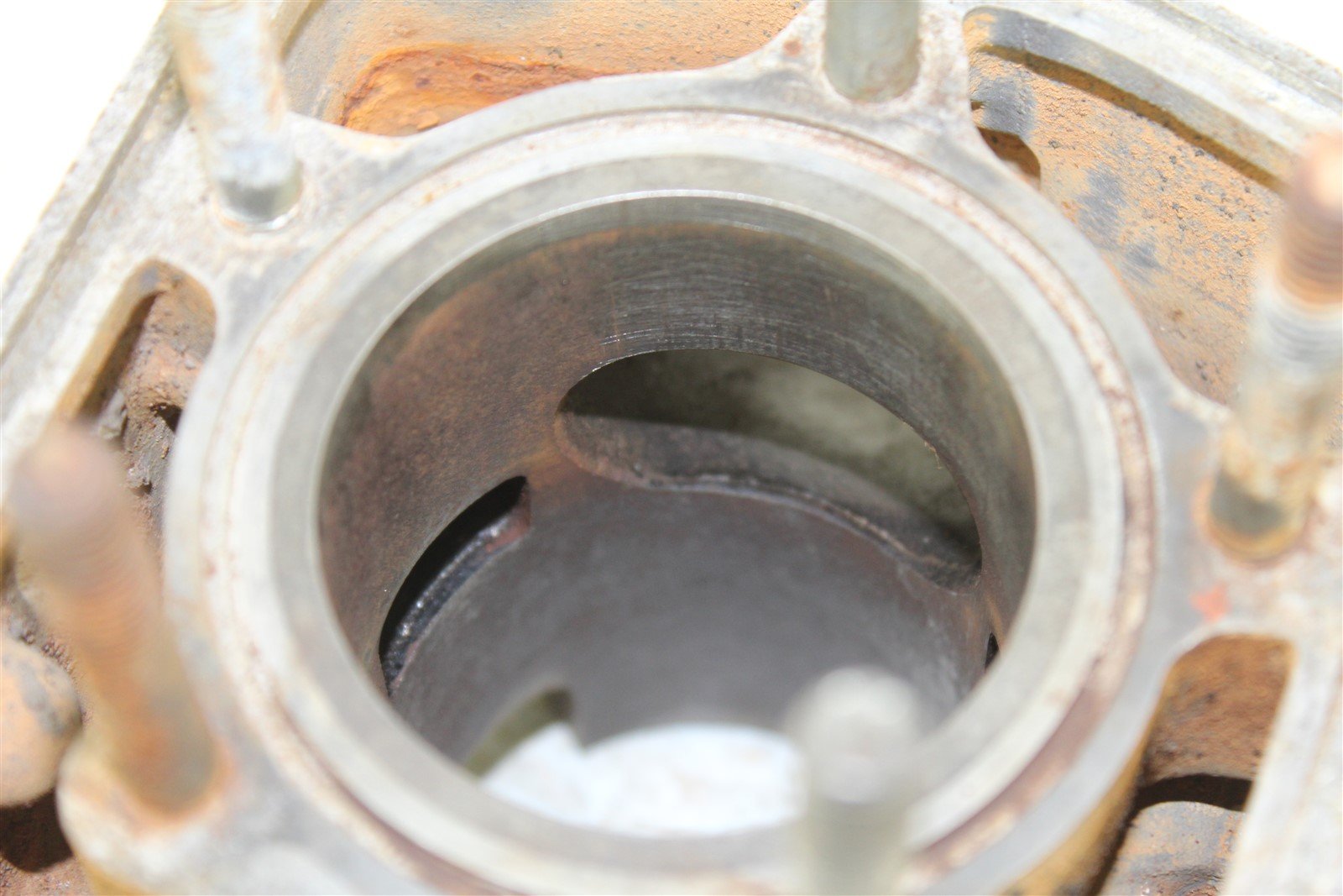 1981 Yamaha YZ 125 Engine Cylinder Jug w/ Piston