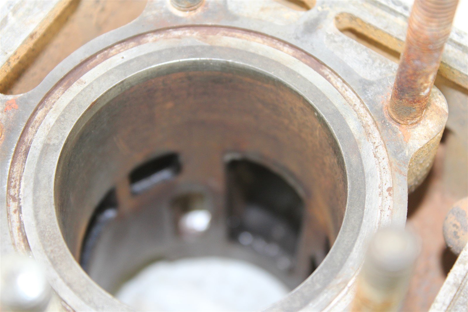 1981 Yamaha YZ 125 Engine Cylinder Jug w/ Piston