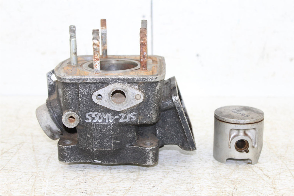 1981 Yamaha YZ 125 Engine Cylinder Jug w/ Piston