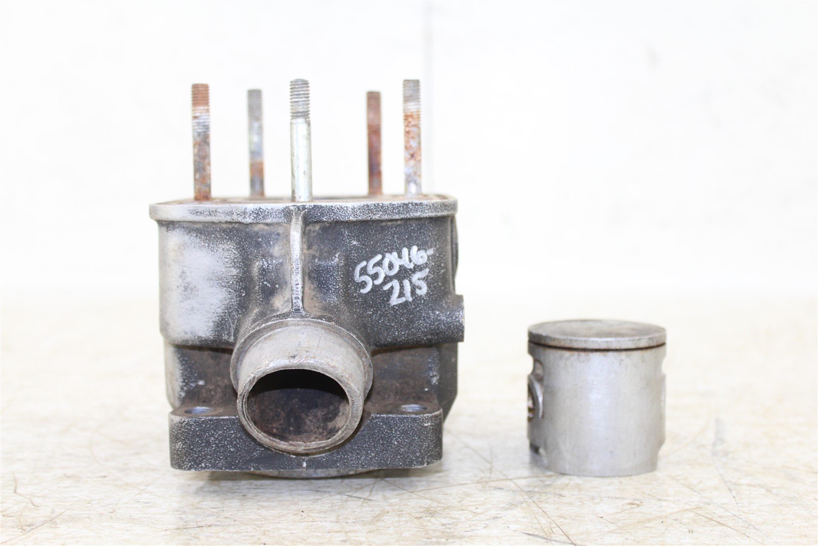 1981 Yamaha YZ 125 Engine Cylinder Jug w/ Piston
