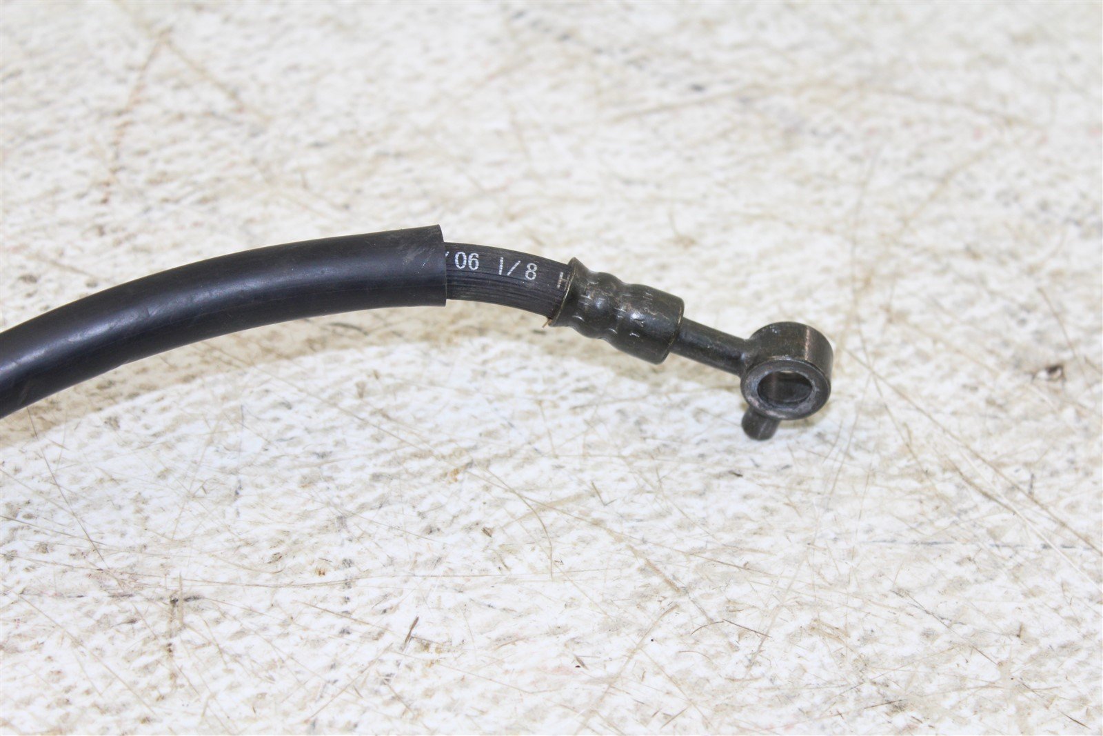 2007 Kawasaki Ninja 650R Rear Brake Caliper w/ Mount Hose Line