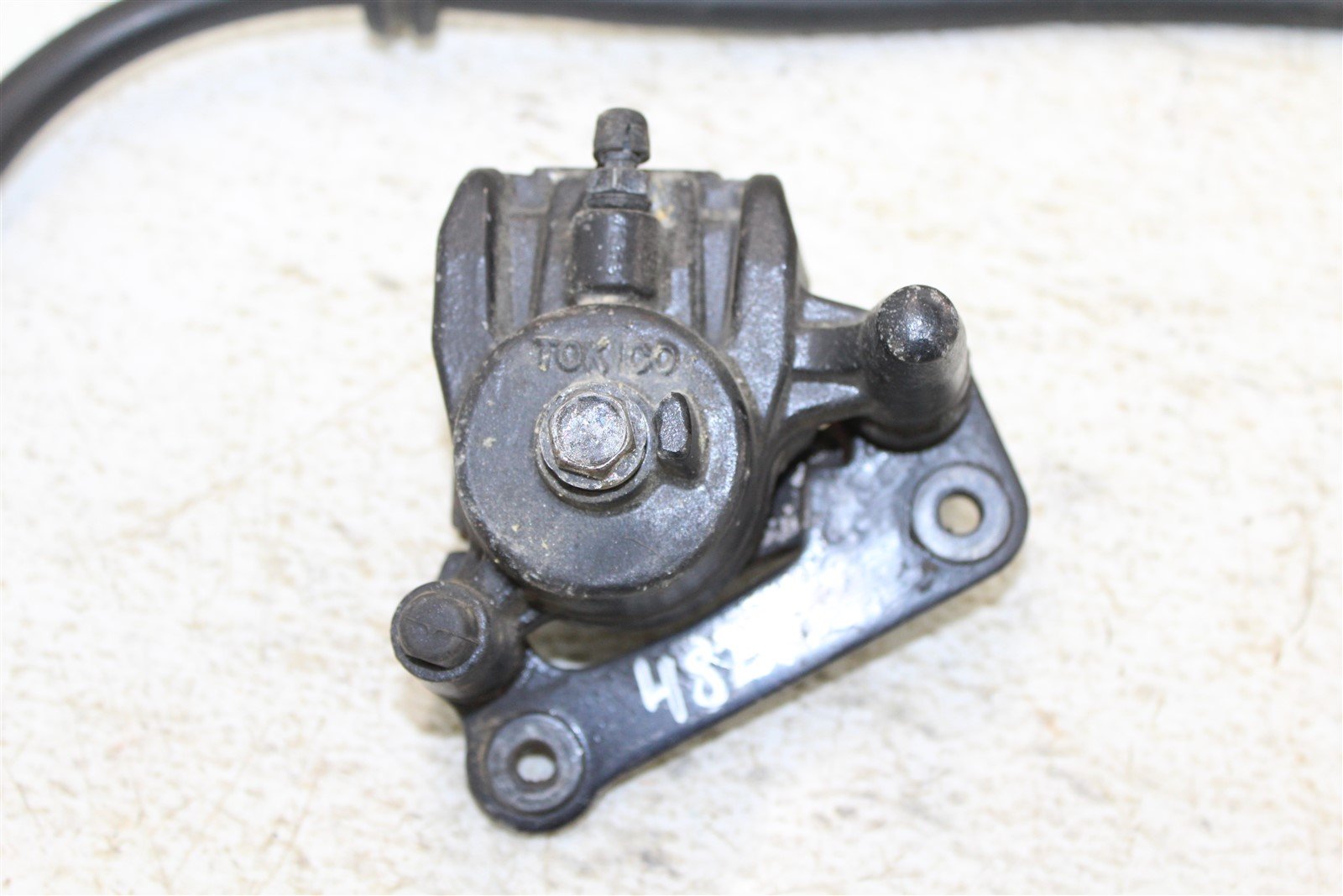 2007 Kawasaki Ninja 650R Rear Brake Caliper w/ Mount Hose Line