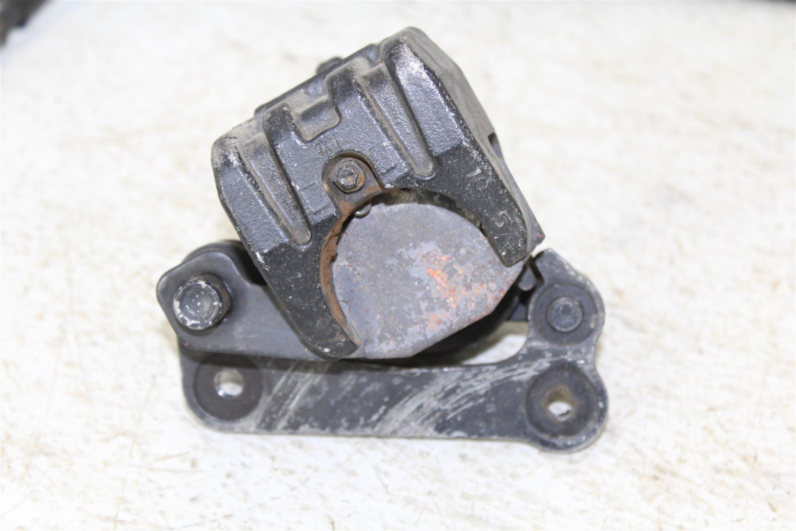 2007 Kawasaki Ninja 650R Rear Brake Caliper w/ Mount Hose Line