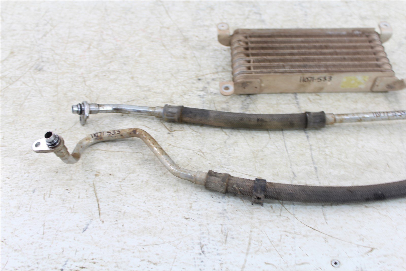 2003 Honda Rincon TRX 650 Oil Cooler Radiator w/ Lines