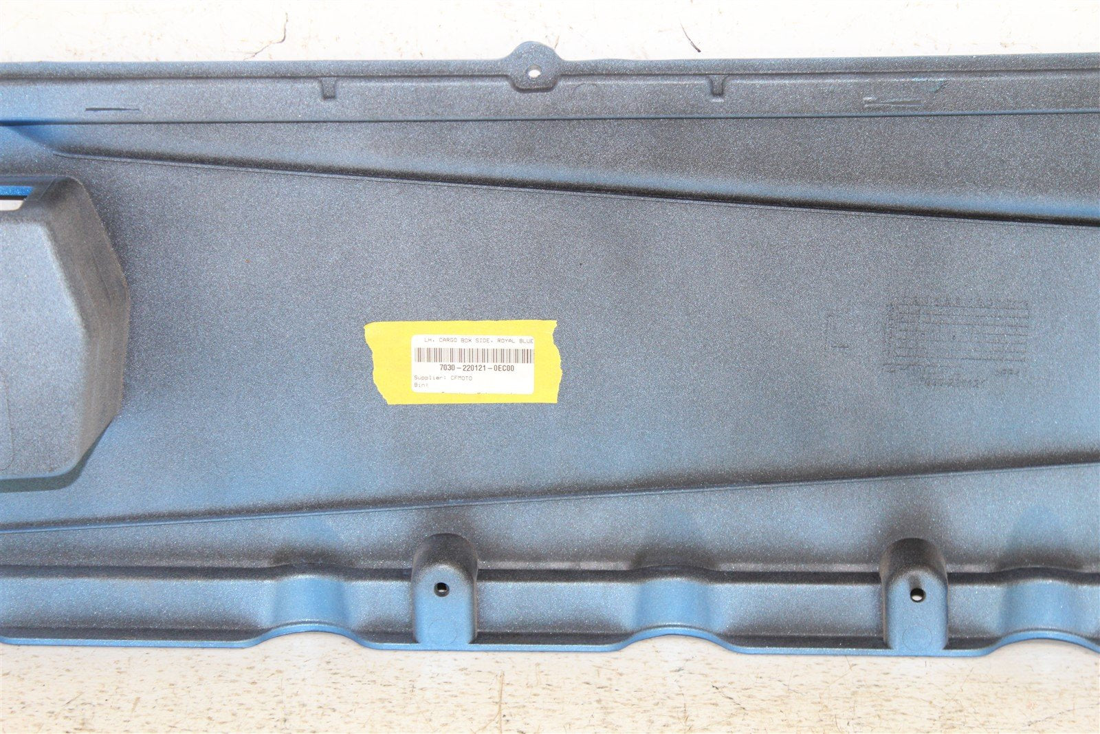 2020 CFMoto Uforce 500 Left Rear Cargo Box Side Cover Panel Plastic Royal Blue