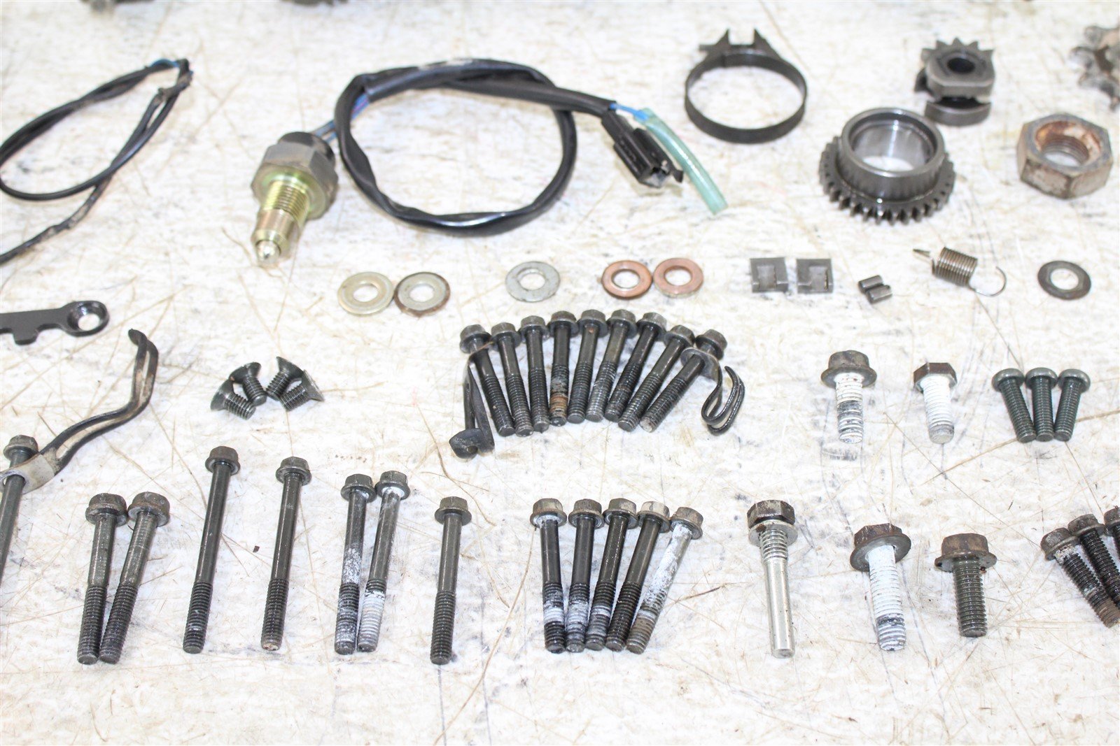 2001 Suzuki Quad Runner LT160 Transmission Gears Shift Shaft Forks Drum Oil Pump