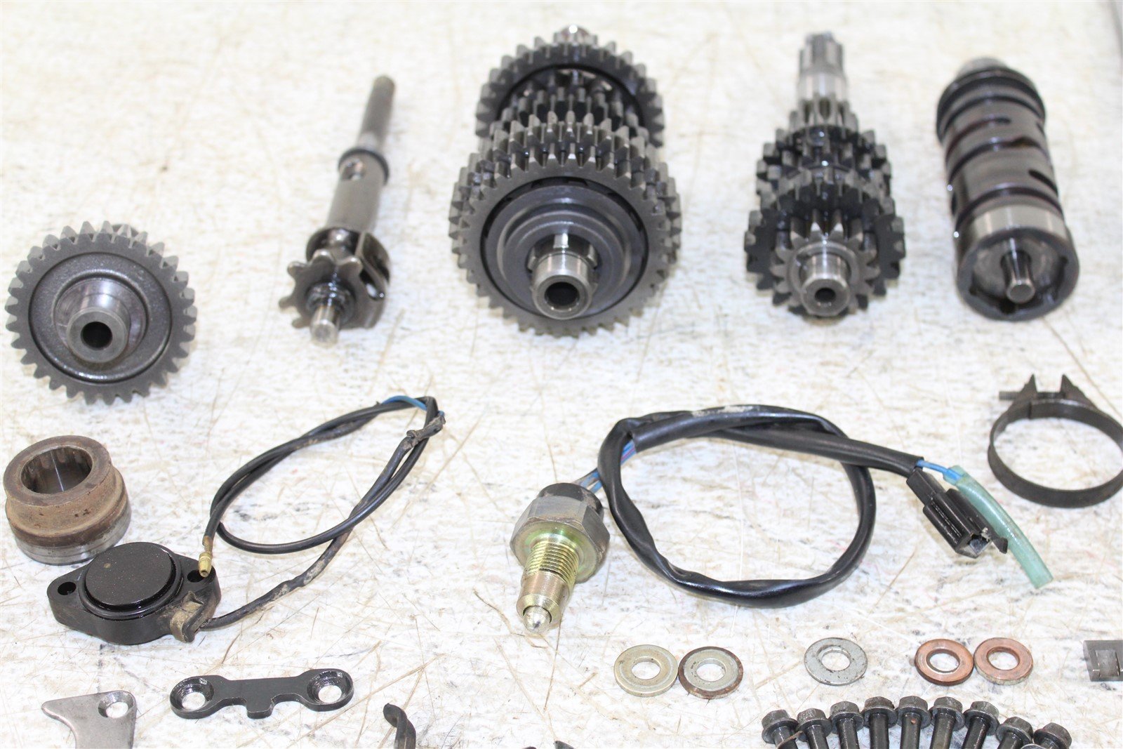 2001 Suzuki Quad Runner LT160 Transmission Gears Shift Shaft Forks Drum Oil Pump