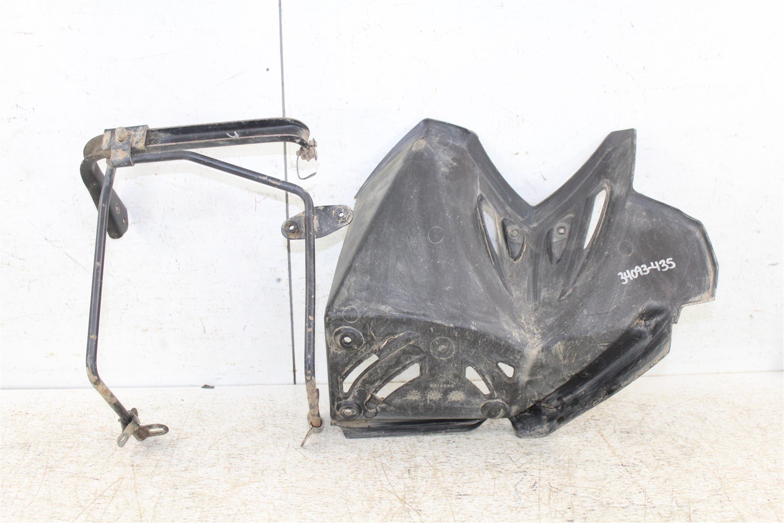 2008 Polaris Outlaw 525 IRS Right Heel Guard w/ Frames