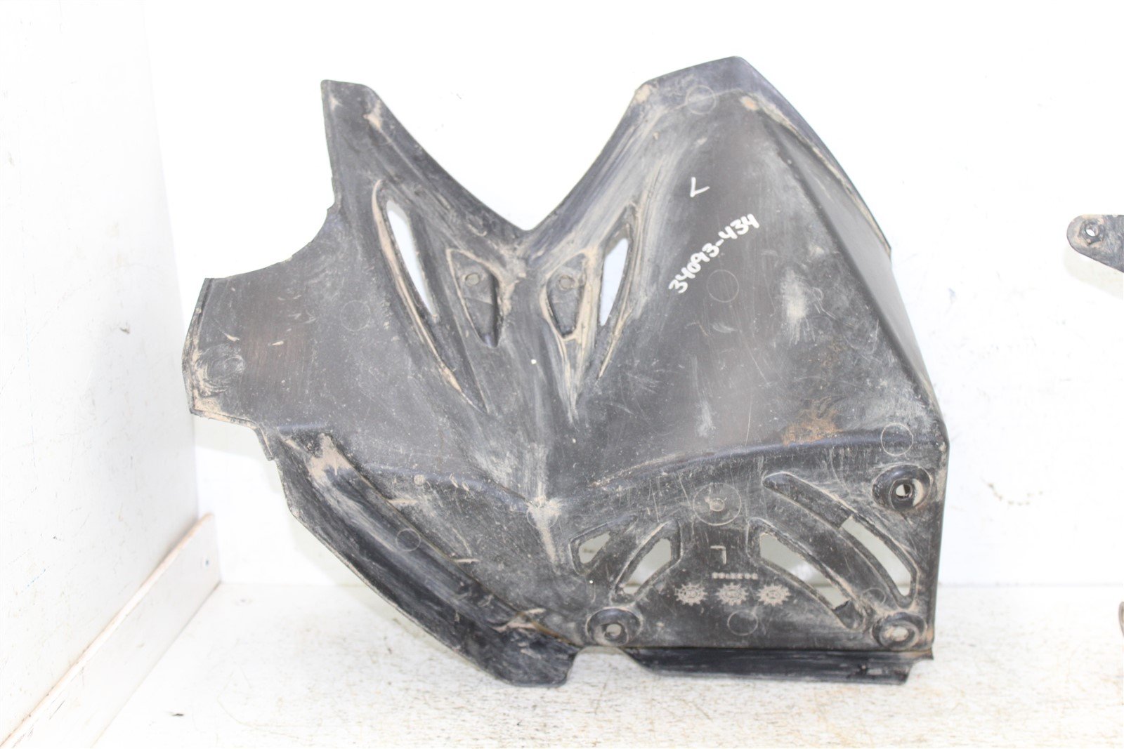 2008 Polaris Outlaw 525 IRS Left Heel Guard w/ Frames