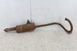 1986 Suzuki LT 185 Quad Runner Exhaust Head Pipe Silencer Muffler