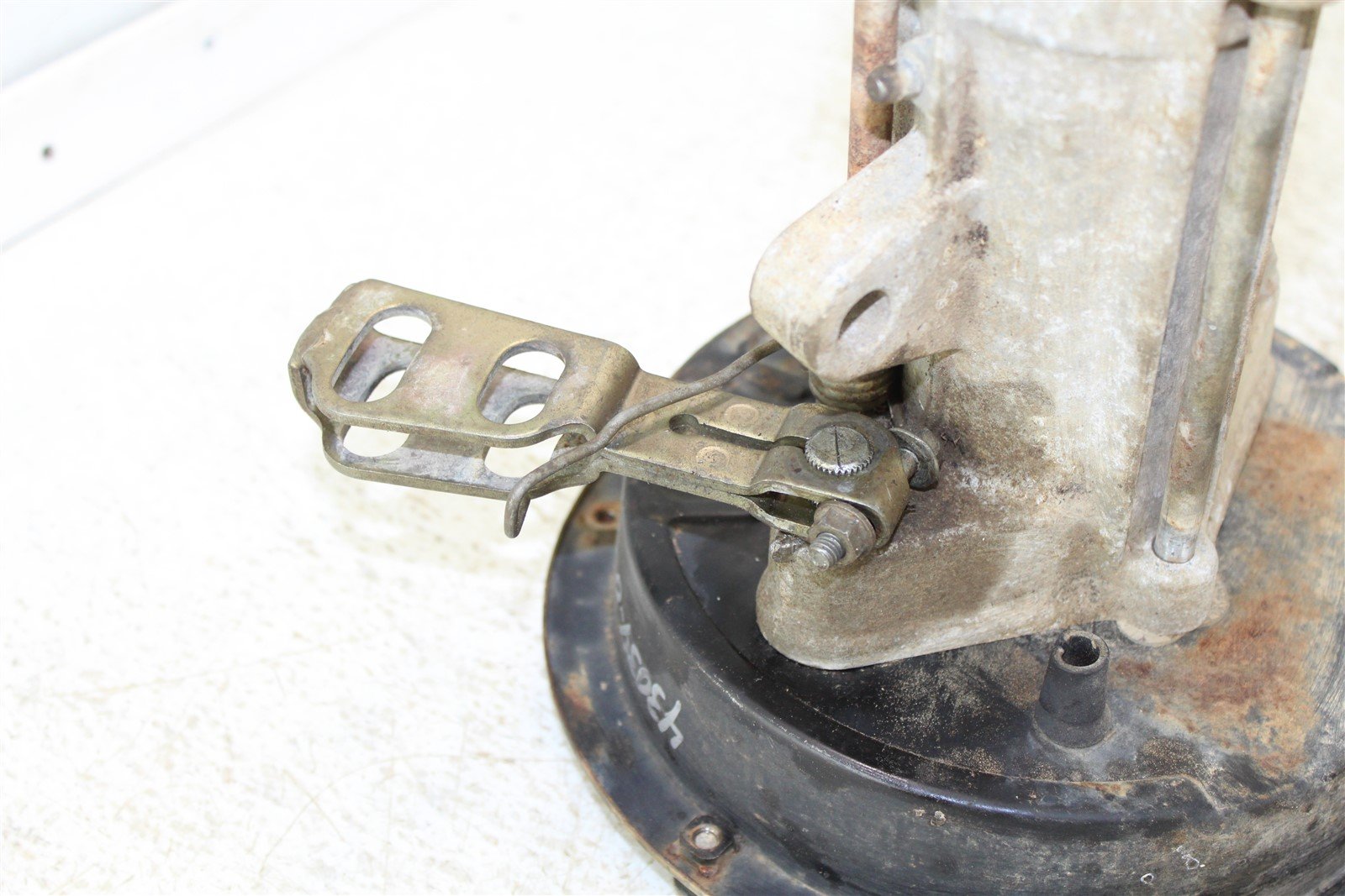 1986 Suzuki LT 185 Quad Runner Rear Axle Carrier Housing Bearing Brake Plate