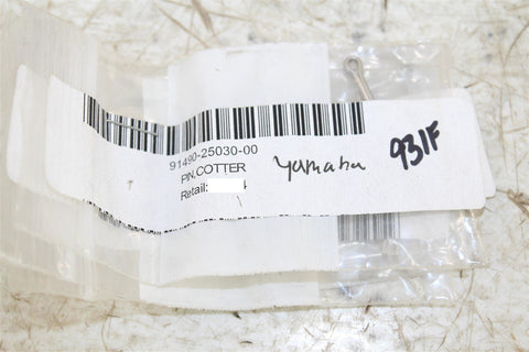 NOS Genuine Yamaha Marine Cotter Pin OEM New Factory Parts 91490-25030-00