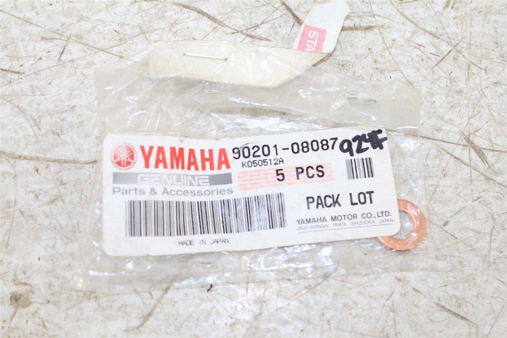 NOS Genuine Yamaha Copper Plate Washer BW TW 200 FZR1000 QT PW 50 90201-08087