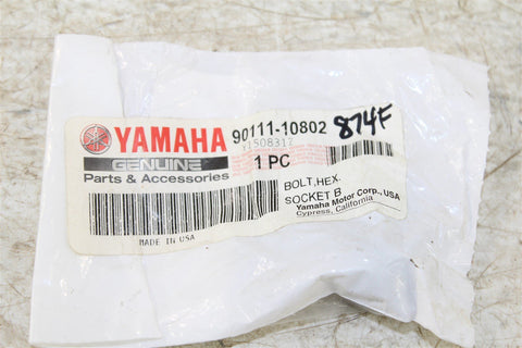 NOS Genuine Yamaha Roll Cage Frame Hex Bolt Wolverine Viking Rhino 90111-10802