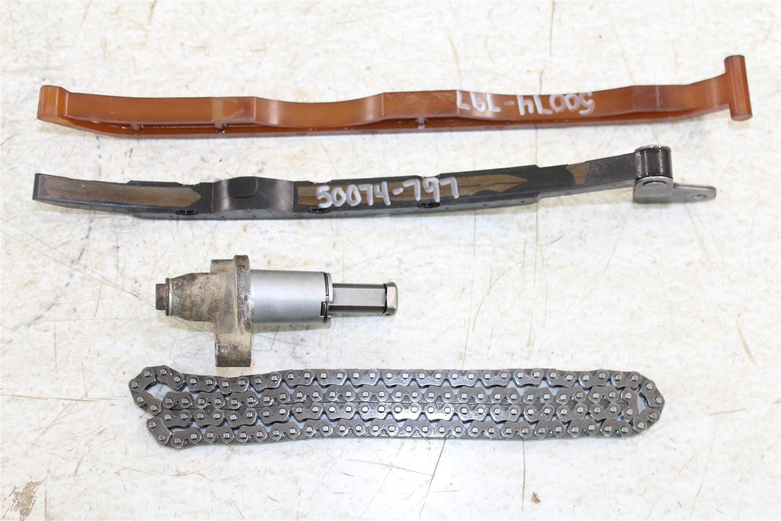 2004 Yamaha Grizzly 660 4x4 Timing Chain Guide Slides w/ Camshaft Tensioner