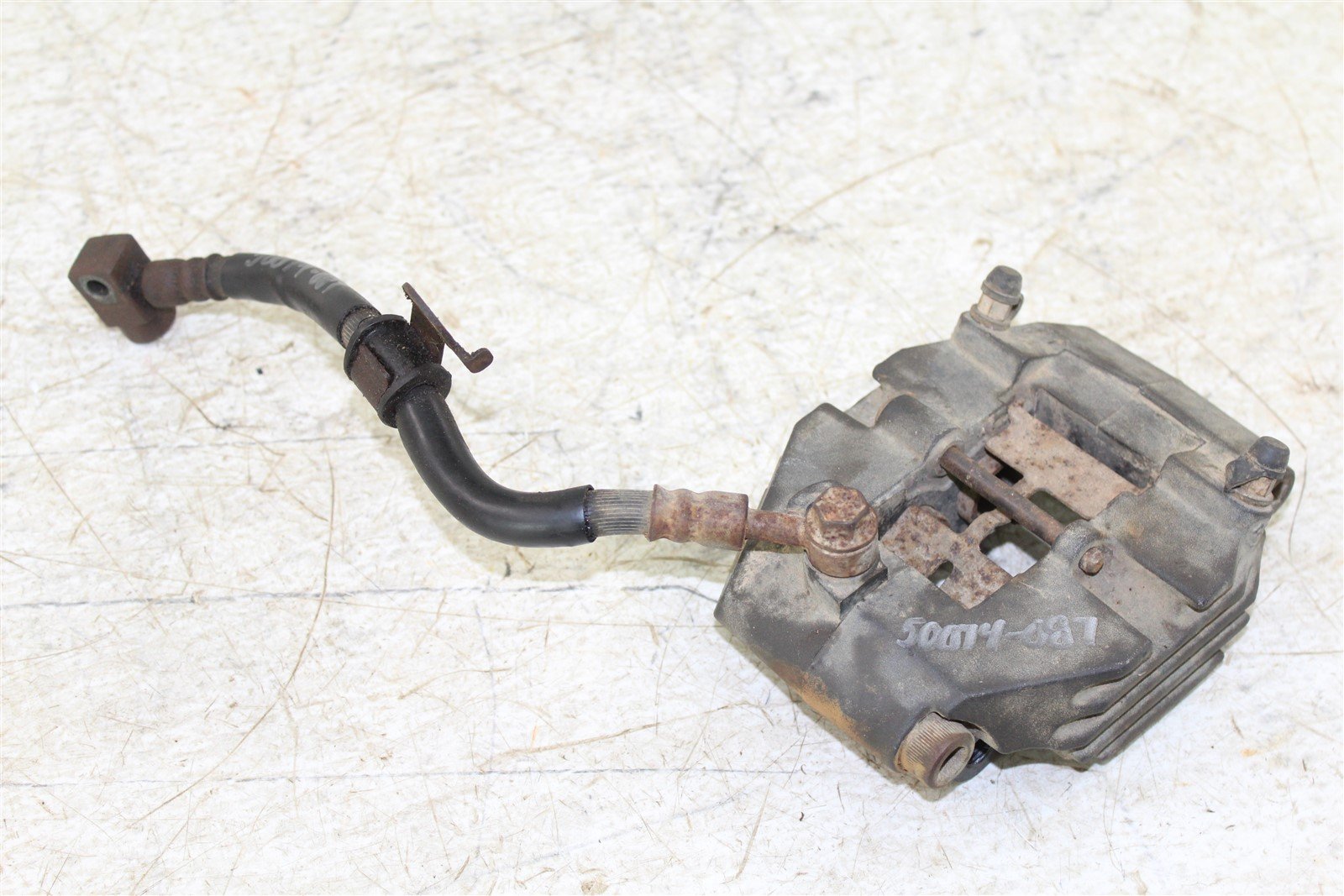 2004 Yamaha Grizzly 660 4x4 Rear Brake Caliper w/ Lower Hose